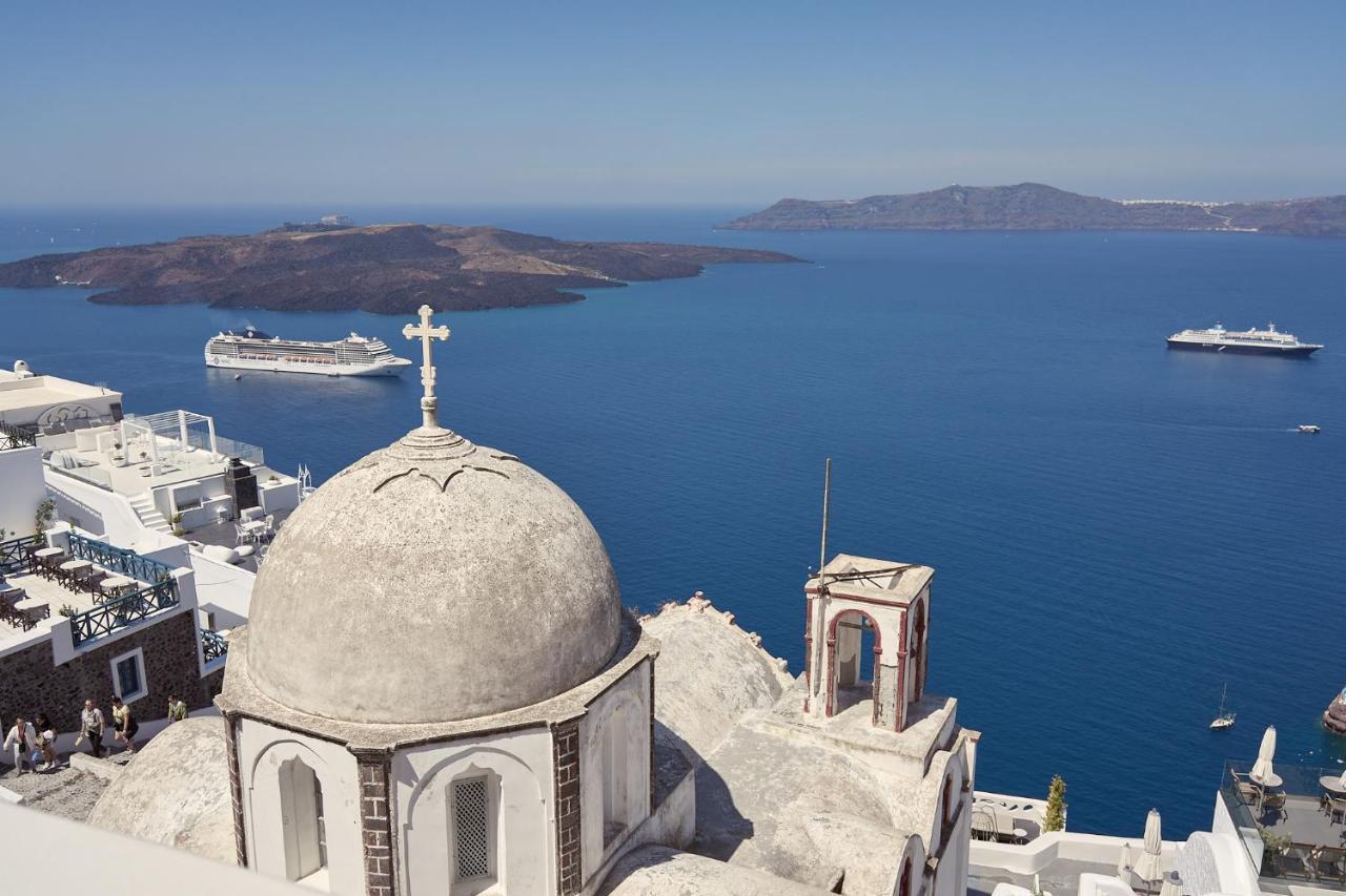 Amphitheater Cave Houses Fira  Exterior foto
